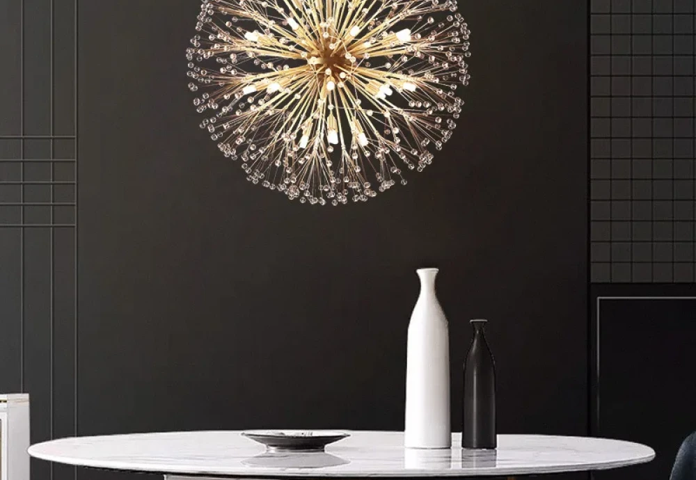 round crystal chandelier