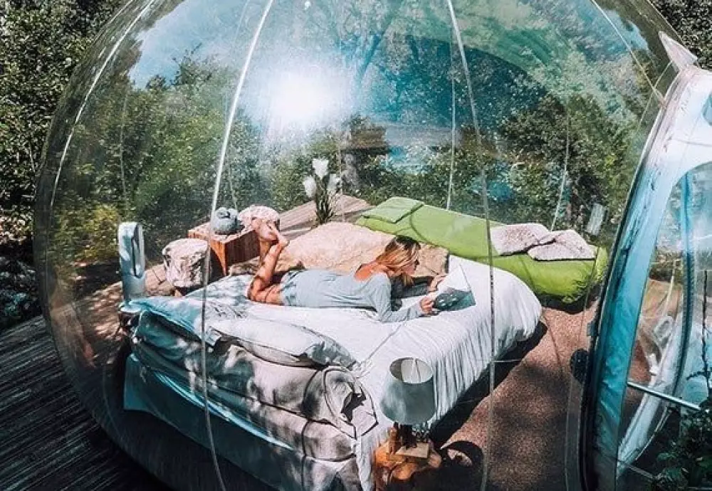 bubble tent glamping hotel